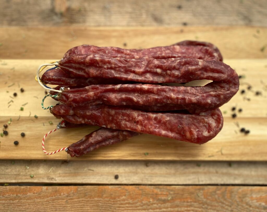 bundel droge worsten